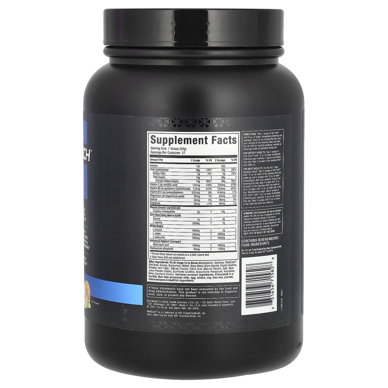 MuscleTech, Cell Tech, креатин, пунш из тропических цитрусов, 1,36 кг (3 фунта)