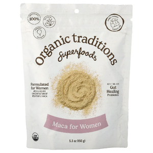 Organic Traditions, Superfoods, мака для женщин, 150 г (5,3 унции)