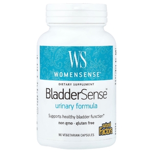 Natural Factors, WomenSense, BladderSense, 90 вегетарианских капсул (262 мг в 1 капсуле)