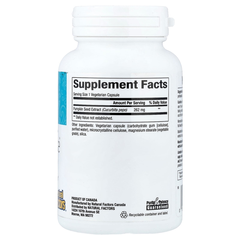 Natural Factors, WomenSense, BladderSense, 90 вегетарианских капсул (262 мг в 1 капсуле)