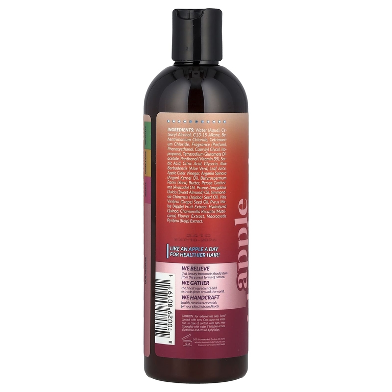 artnaturals, Несмываемый кондиционер с яблочным уксусом, 12 жидких унций (355 мл)