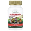 NaturesPlus, Animal Parade® Gold, жевательные мультивитамины для детей, со вкусом вишни, 60 таблеток в форме животных