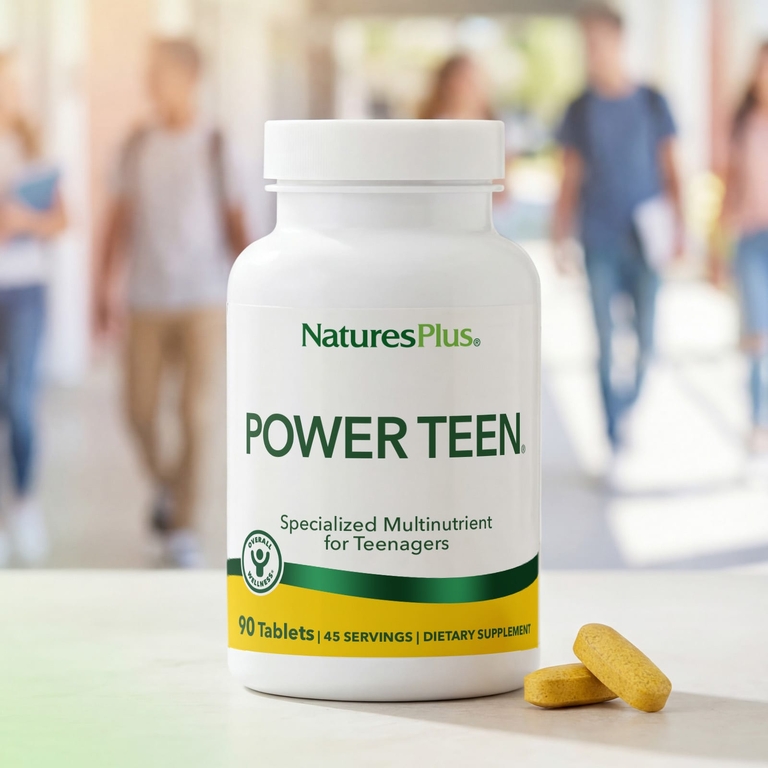 NaturesPlus, Source of Life, Power Teen, питательная добавка для подростков, 90 таблеток