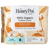 The Honey Pot Company, прокладки из 100% органического хлопка, не на основе трав, с крылышками, супер, 16 шт.