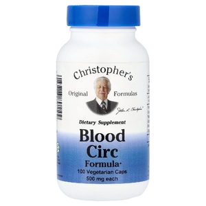 Christopher's Original Formulas, средство для кровообращения, 100 вегетарианских капсул