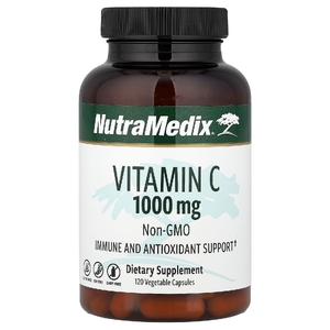 NutraMedix, Витамин C, 1000 мг, 120 растительных капсул