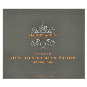 Harney & Sons, Пряный черный чай, горячая корица, 50 чайных пакетиков, 90 г (3,17 унции)