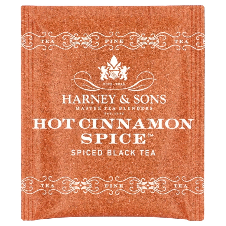 Harney & Sons, Пряный черный чай, горячая корица, 50 чайных пакетиков, 90 г (3,17 унции)