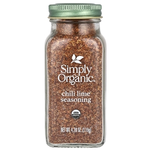 Simply Organic, Приправы из чили и лайма, 119 г (4,20 унции)