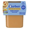 Gerber, 2nd Foods®, смеси для завтрака, для детей от 6 месяцев, овсянка с яблоком и манго, 2 шт. в упаковке, 113 г (4 унции) (Товар снят с продажи) 