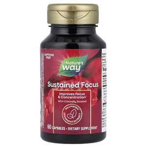 Nature's Way, Устойчивый фокус, 60 капсул (Товар снят с продажи) 