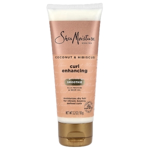 SheaMoisture, Смузи для локонов с шелковым протеином и маслом нима, кокосом и гибискусом, 91 г (3,2 унции)
