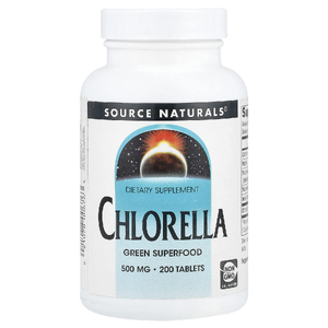Source Naturals, хлорелла, 200 таблеток (125 мг в 1 таблетке)
