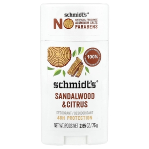 Schmidt's, дезодорант, сандаловое дерево и цитрус, 75 г (2,65 унции)