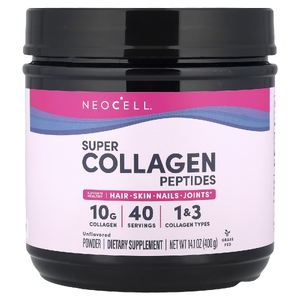 NeoCell, Суперколлагеновые пептиды, без добавок, 400 г (14,1 унции) (Товар снят с продажи) 