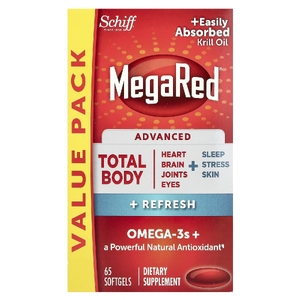 Schiff, MegaRed®, Advanced Total Body + Refresh, 65 мягких таблеток