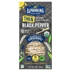 Lundberg, Organic Thin Stackers, воздушные пирожные, черный перец с мелкой солью, с легкой солью, 24 рисовых кекса, 168 г (6 унций)