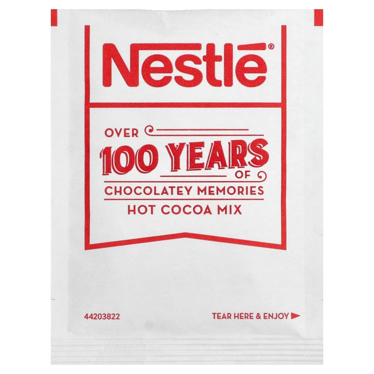 Nestle Hot Cocoa Mix, смесь для приготовления горячего шоколада, насыщенный вкус молочного шоколада, 8 упаковок по 8 г (0,28 унции)