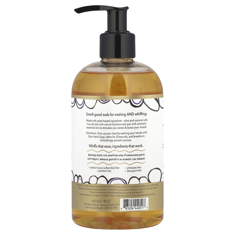ZUM, Zum Hand Soap, ладан и мирра, 354 мл (12 жидк. унц.)