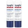 Aquaphor, стик для восстановления губ, мгновенное облегчение, 2 стика по 4,8 г (0,17 унции)