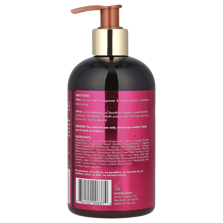 Mielle, Curl Smoothie, смузи, гранат и мед, 355 мл (12 жидк. унций)