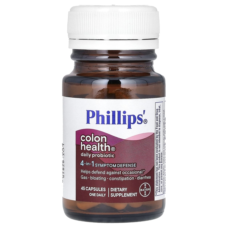 Phillip's, Ежедневный пробиотик для здоровья кишечника, 45 капсул