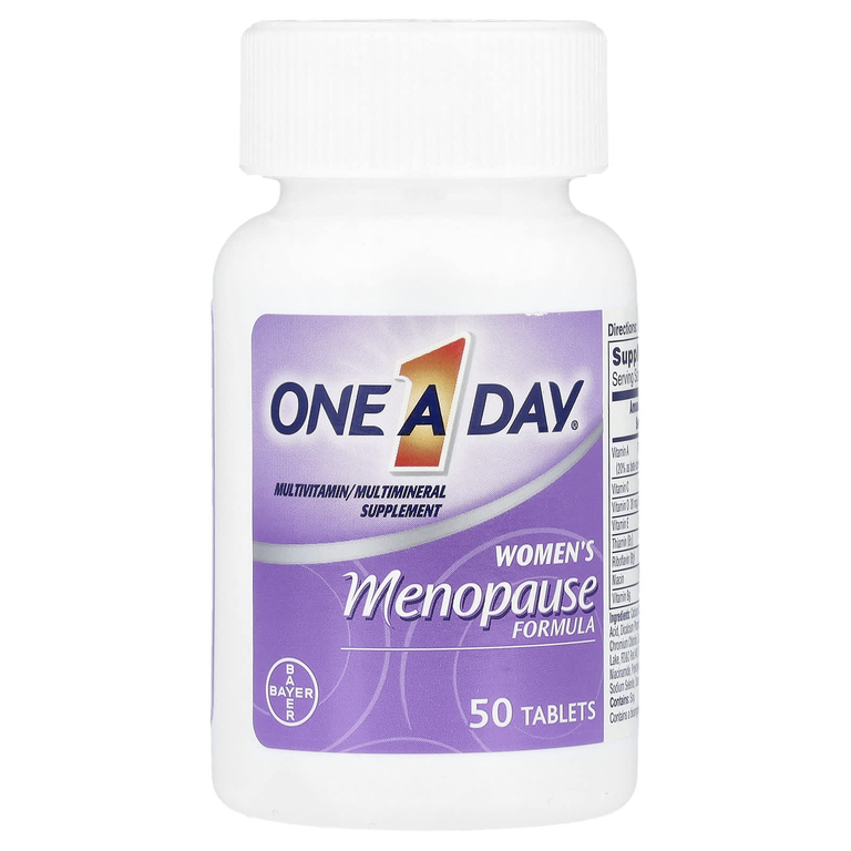 One-A-Day, Формула для менопаузы для женщин, 50 таблеток