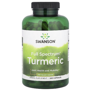 Swanson Vitamins, Full Spectrum®, куркума, 240 капсул (720 мг в 1 капсуле)