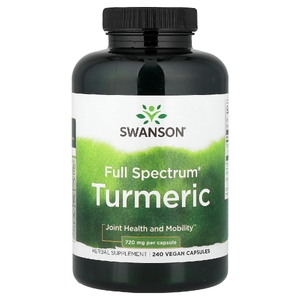 Swanson Vitamins, Full Spectrum®, куркума, 240 капсул (720 мг в 1 капсуле)