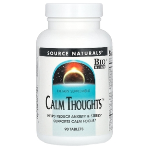 Source Naturals, комплекс для снижения уровня тревожности и стресса Calm Thoughts™, 90 таблеток