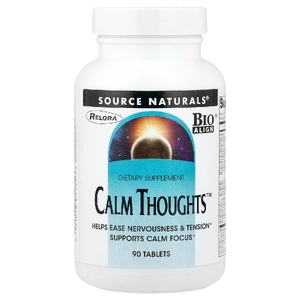 Source Naturals, комплекс для снижения уровня тревожности и стресса Calm Thoughts™, 90 таблеток