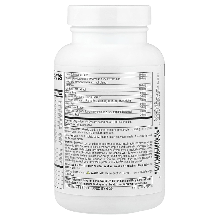 Source Naturals, комплекс для снижения уровня тревожности и стресса Calm Thoughts™, 90 таблеток