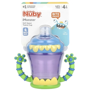 Nuby, iMonster Grip N 'Sip Cup, от 4 месяцев, 210 мл (7 унций)