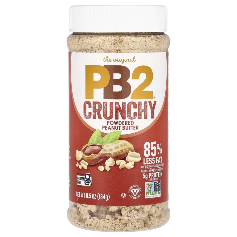 PB2 Foods, Хрустящее арахисовое масло в порошке, 6,5 унций (184 г) (Товар снят с продажи) 