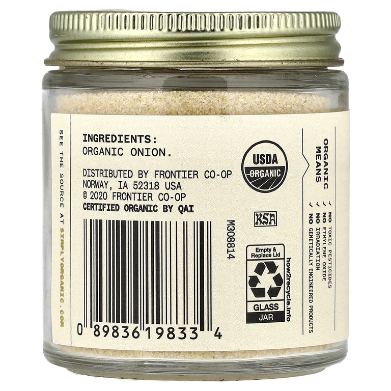 Simply Organic, Single Origin, калифорнийский лук, 81 г (2,86 унции) (Товар снят с продажи) 
