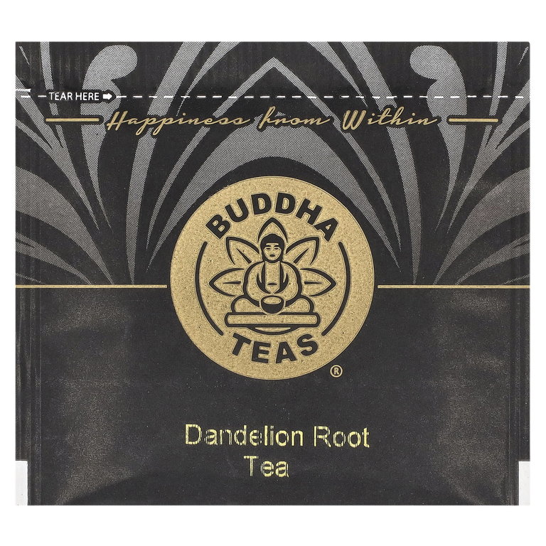 Buddha Teas, Organic Herbal Tea, корень одуванчика, без кофеина, 18 чайных пакетиков, 24 г (0,83 унции)