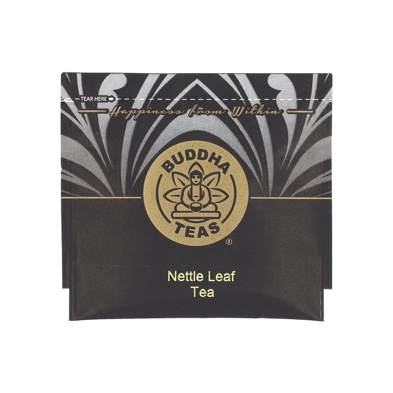 Buddha Teas, Organic Herbal Tea, листья крапивы, без кофеина, 18 чайных пакетиков, 24 г (0,83 унции)