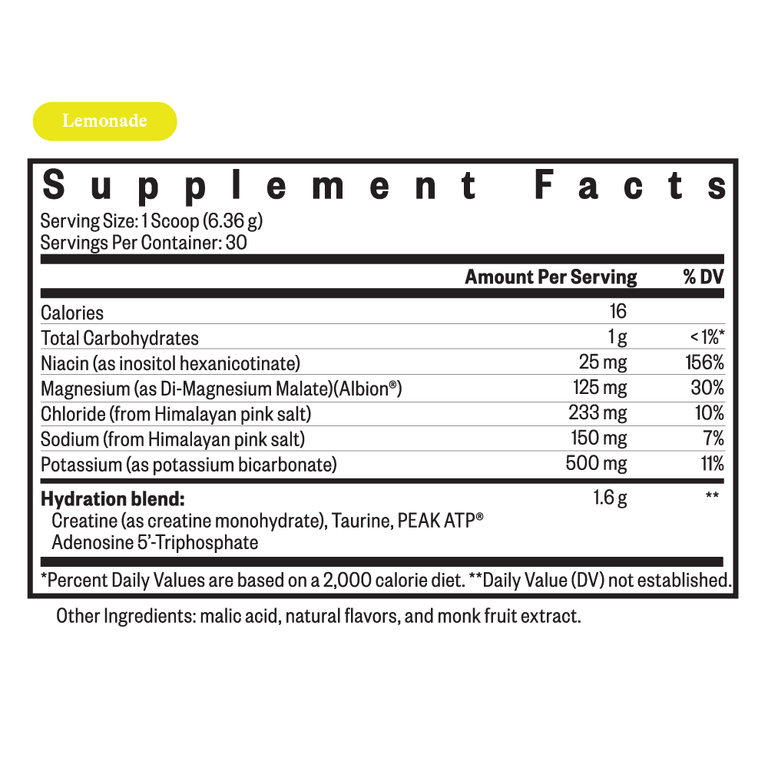 Seeking Health, Optimal Electrolyte, смесь для приготовления напитков с электролитами, вкус лимонада, 190,8 г (6,73 унции)