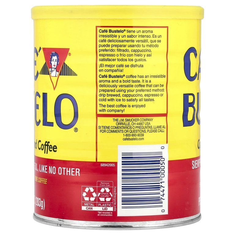 Café Bustelo, эспрессо, молотый кофе, 283 г