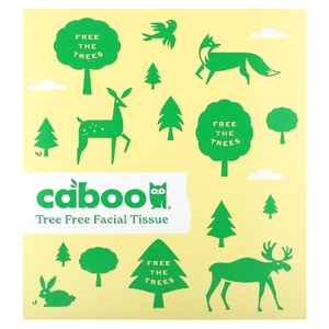 Caboo, салфетки для лица без деревьев, 60 шт. (Товар снят с продажи) 