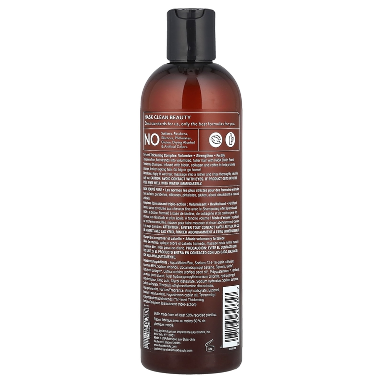 Hask Beauty, Biotin Boost, шампунь для густоты волос, 355 мл (12 жидк. унций)
