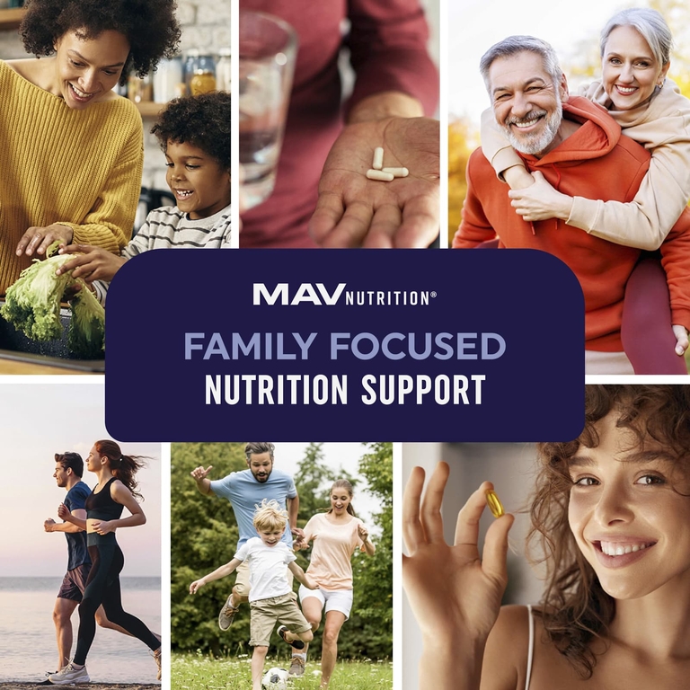 MAV Nutrition, успокаивающие жевательные таблетки с магнием для детей, со вкусом клубники, 60 жевательных таблеток