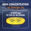MAV Nutrition, Рыбий жир с омега-3, тройной силы, натуральный лимон, 120 мягких таблеток