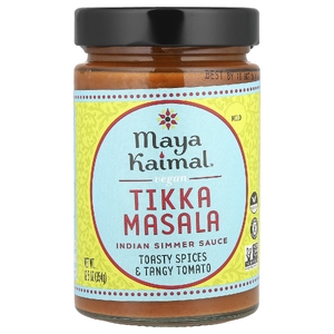 Maya Kaimal, Vegan Tikka Masala, индийский соус на медленном огне, мягкие поджаренные специи и острый томат, 354 г (12,5 унции)