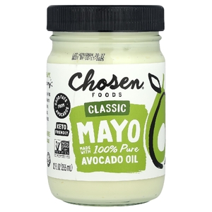 Chosen Foods, классический майонез со 100% чистым маслом авокадо, 355 мл (12 жидк. унций)