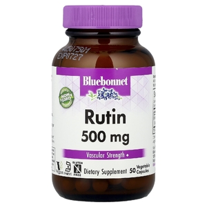 Bluebonnet Nutrition, рутин, 500 мг, 50 растительных капсул
