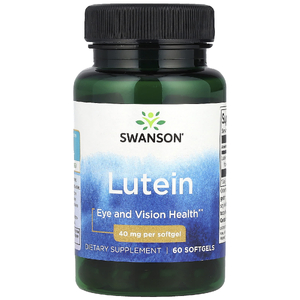 Swanson Vitamins, лютеин, 40 мг, 60 мягких таблеток