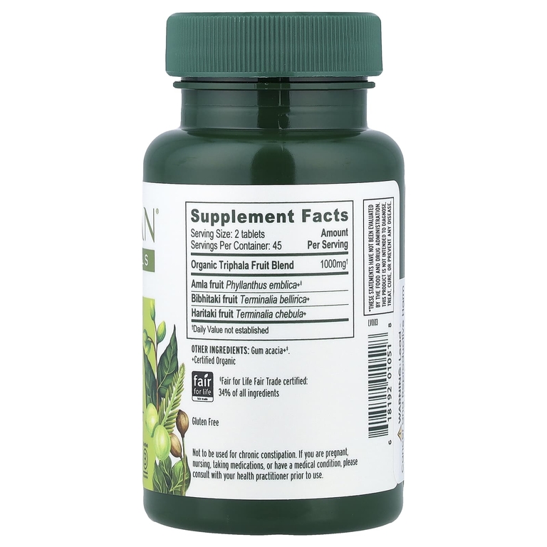 Banyan Botanicals, трифала, 90 таблеток