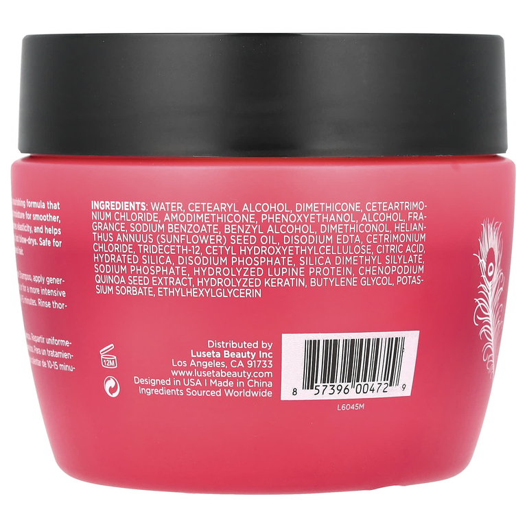 Luseta Beauty, Keratin Smooth, маска для волос, 500 мл (16,9 жидк. унц.)