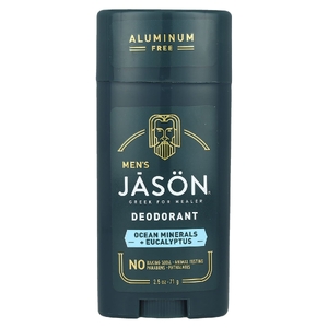 Jason Natural, Для мужчин, дезодорант, без алюминия, океанические минералы и эвкалипт, 71 г (2,5 унции) (Товар снят с продажи) 